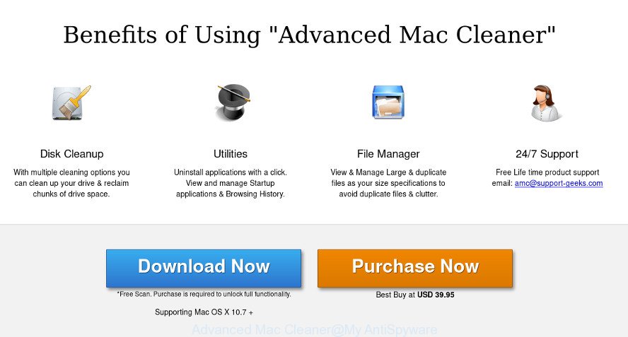 remove mac cleaner popup